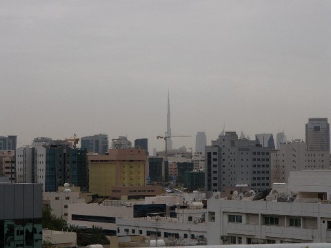 Burj Dubai from Sheraton Deira