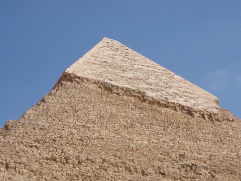 Limestone Hood of Khafres Pyramid Limestone Hood of Khafres Pyramid