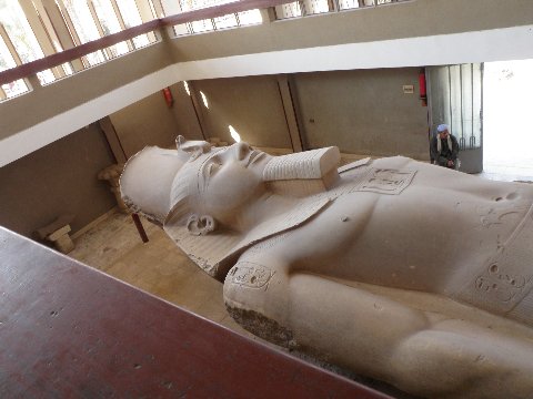 Ramses II nipslip Ramses II chest and head