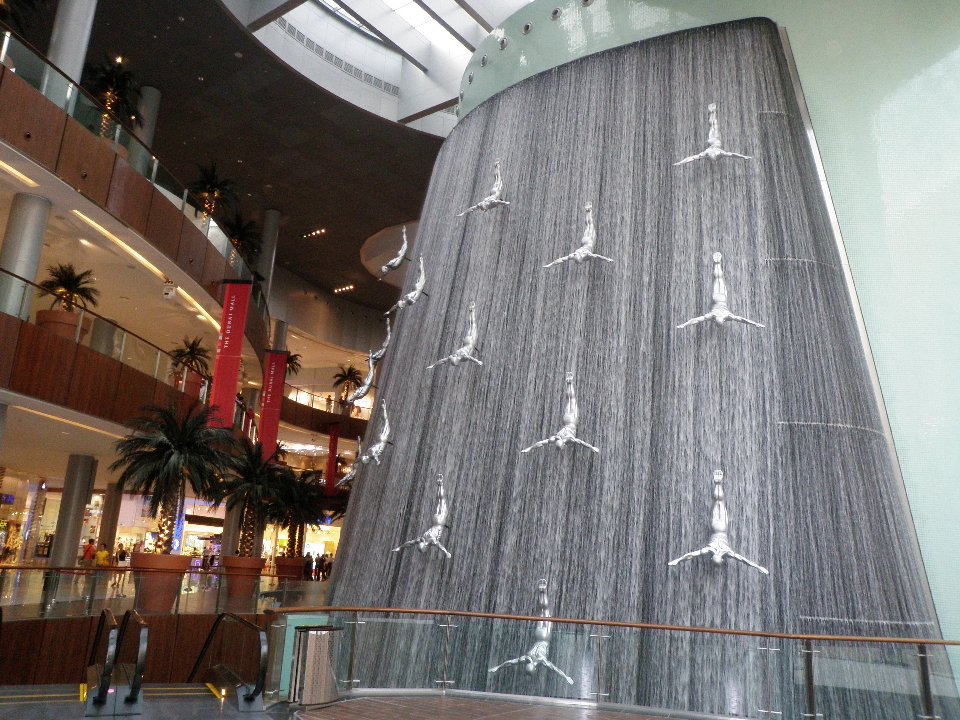 dubai mall images. Dubai Mall Waterfall
