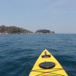 Kayaking towards Otter Point